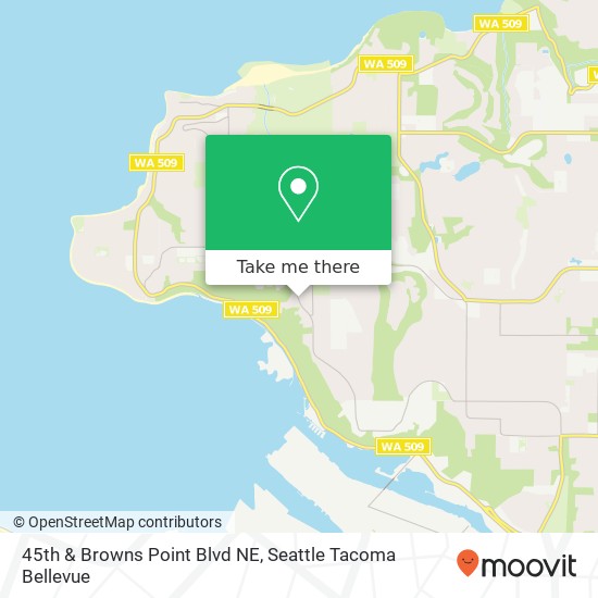 45th & Browns Point Blvd NE, Tacoma, WA 98422 map