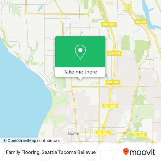 Mapa de Family Flooring, 12505 8th Ave SW