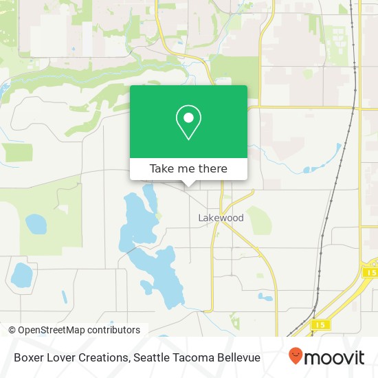 Boxer Lover Creations, 6705 Steilacoom Blvd SW map