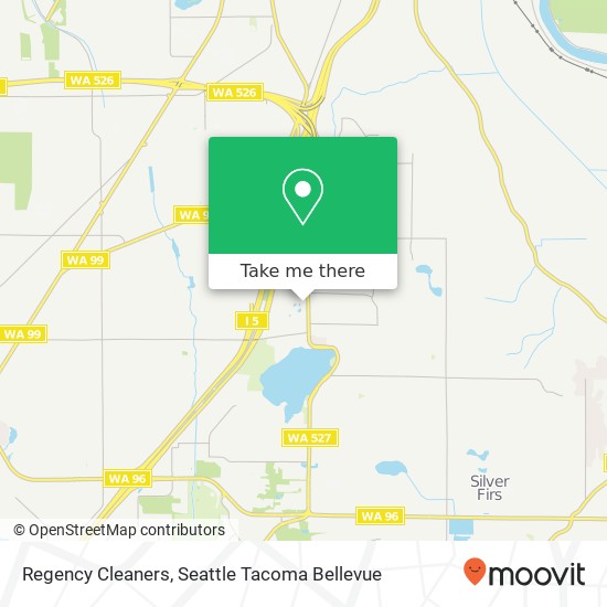 Mapa de Regency Cleaners, 10730 19th Ave SE