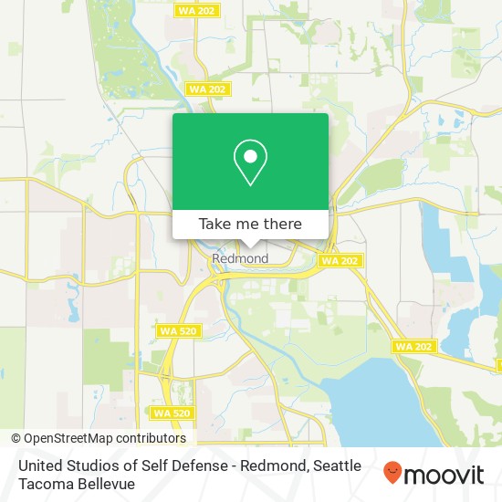 Mapa de United Studios of Self Defense - Redmond, 7345 164th Ave NE