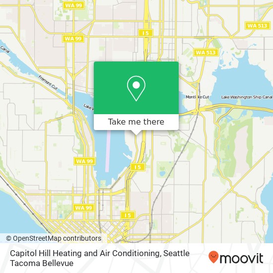 Capitol Hill Heating and Air Conditioning, 2044 Eastlake Ave E map