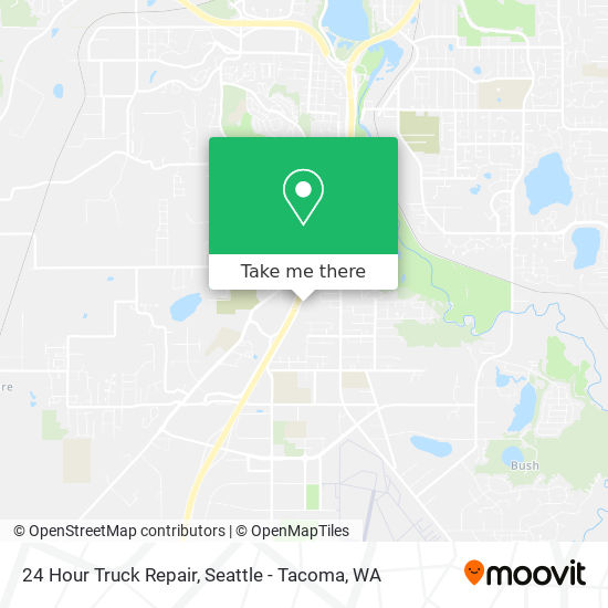 24 Hour Truck Repair map