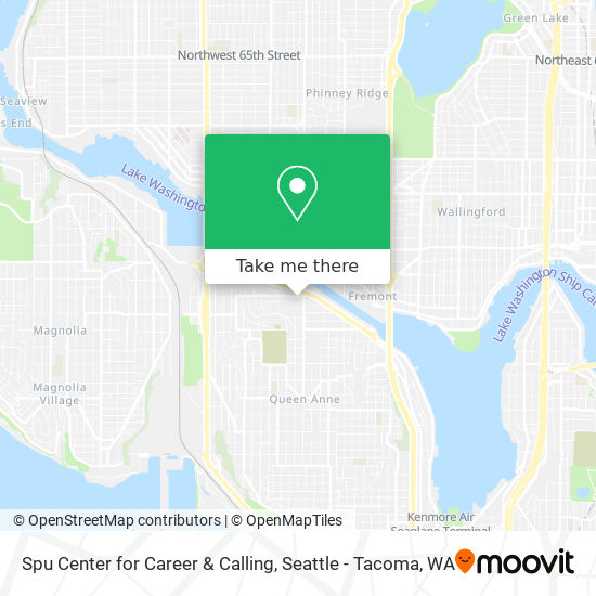 Spu Center for Career & Calling map