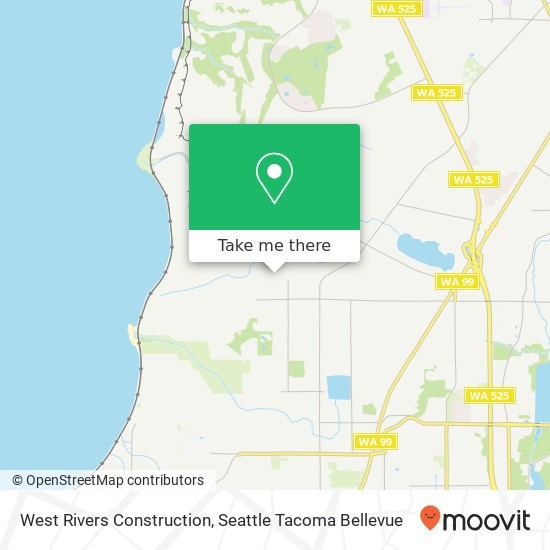 West Rivers Construction map