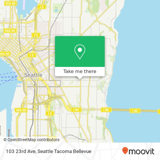 Mapa de 103 23rd Ave, Seattle, WA 98122