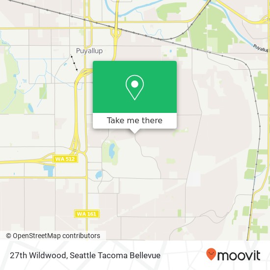 Mapa de 27th Wildwood, Puyallup, WA 98374