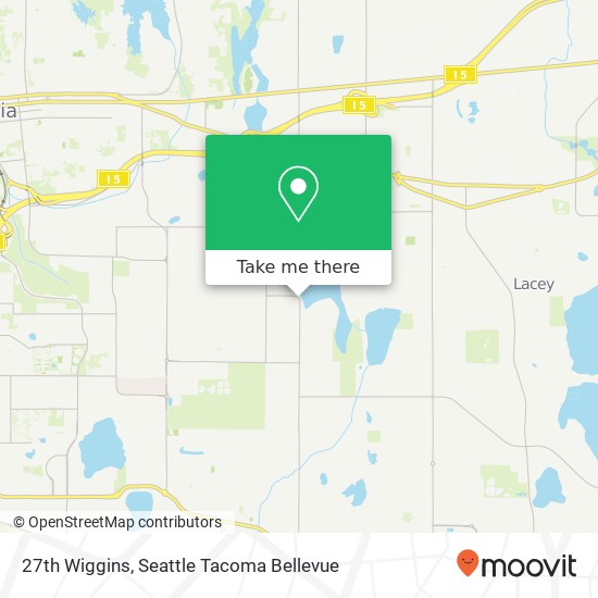 Mapa de 27th Wiggins, Olympia, WA 98501