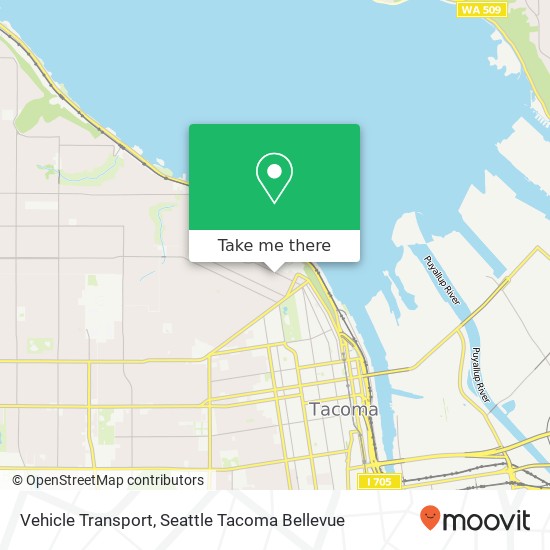 Vehicle Transport, 302 Tacoma Ave N map