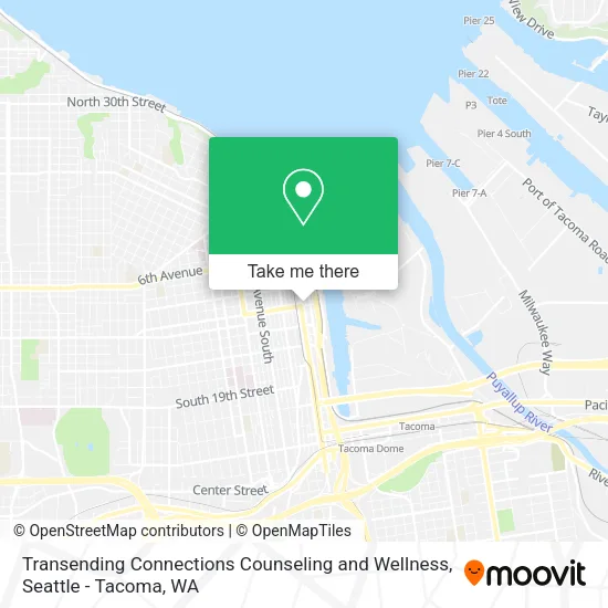Mapa de Transending Connections Counseling and Wellness