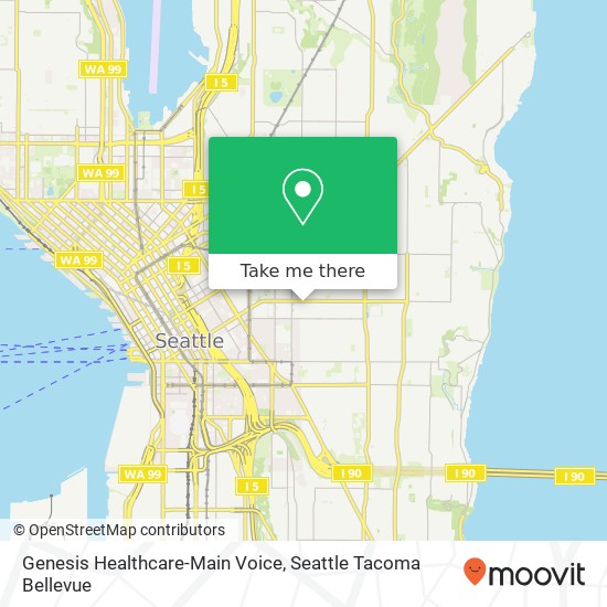 Genesis Healthcare-Main Voice, 555 16th Ave map