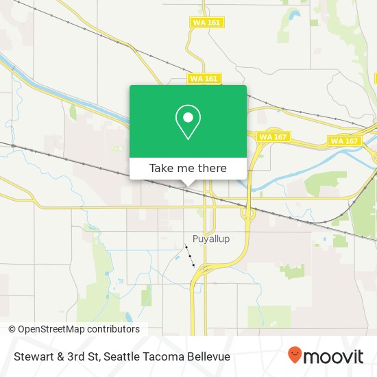 Stewart & 3rd St, Puyallup, WA 98371 map