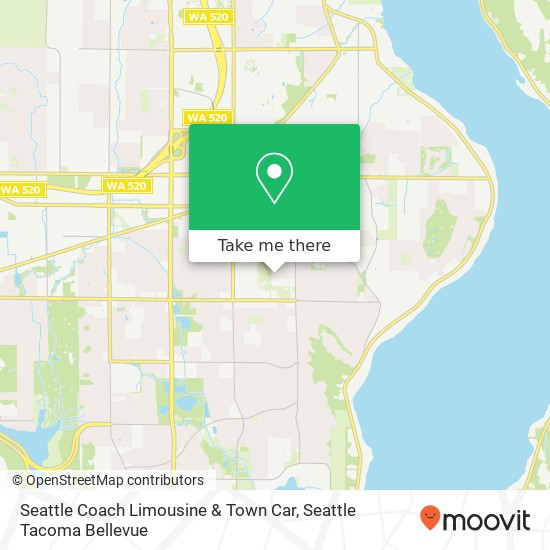 Mapa de Seattle Coach Limousine & Town Car