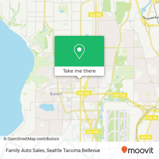 Family Auto Sales, 14217 1st Ave S map
