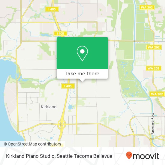 Kirkland Piano Studio, 12608 NE 106th Pl map