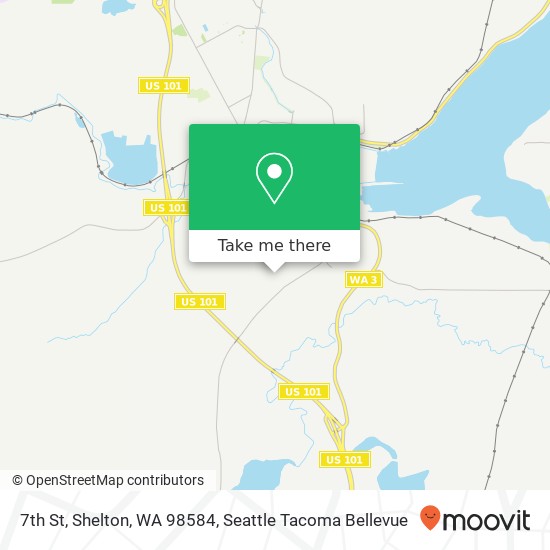7th St, Shelton, WA 98584 map