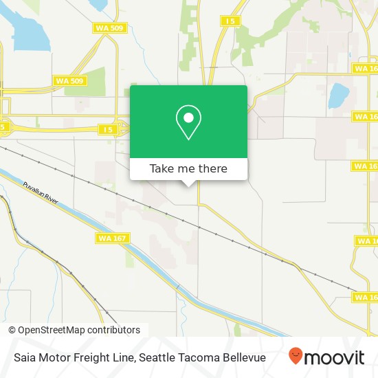 Saia Motor Freight Line map