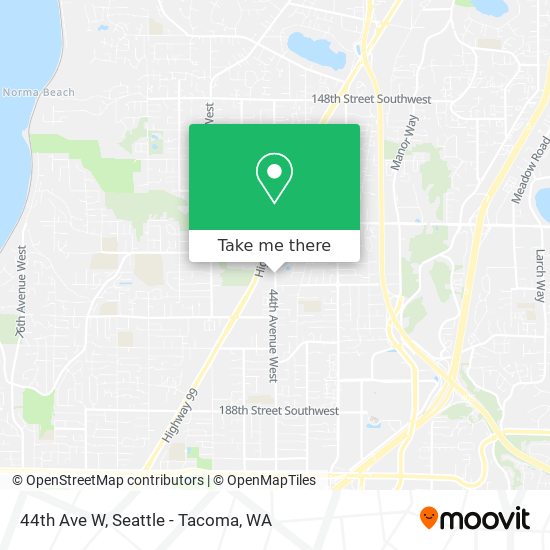 Mapa de 44th Ave W