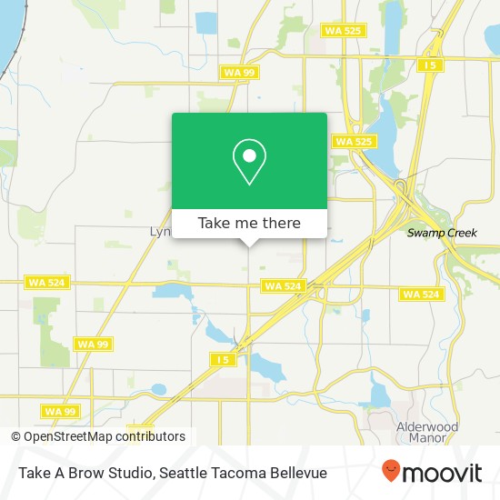 Mapa de Take A Brow Studio