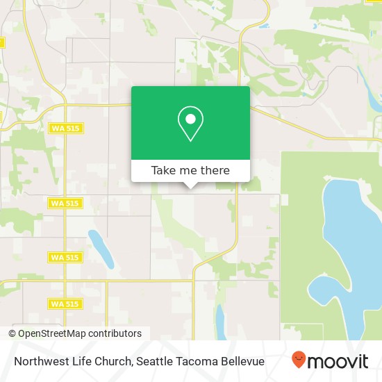 Mapa de Northwest Life Church, 13120 SE 192nd St