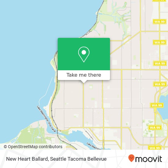 New Heart Ballard, 7704 24th Ave NW map