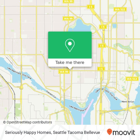 Mapa de Seriously Happy Homes