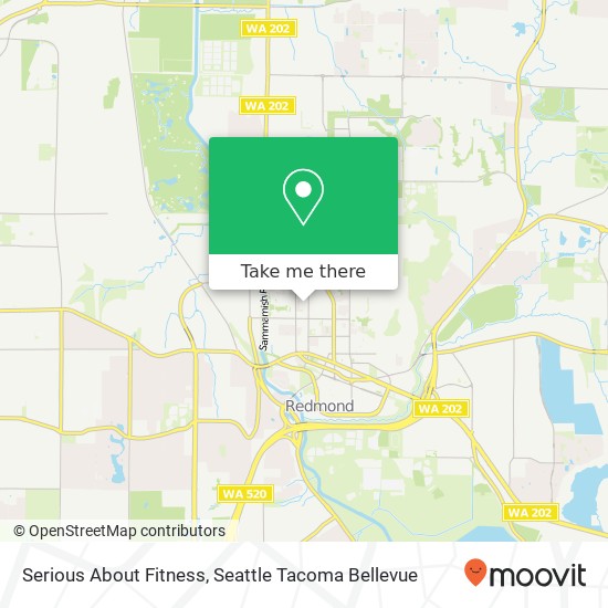 Mapa de Serious About Fitness, 8709 161st Ave NE