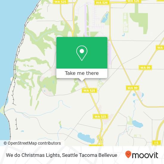 We do Christmas Lights, 11700 Mukilteo Speedway map