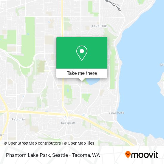 Phantom Lake Park map