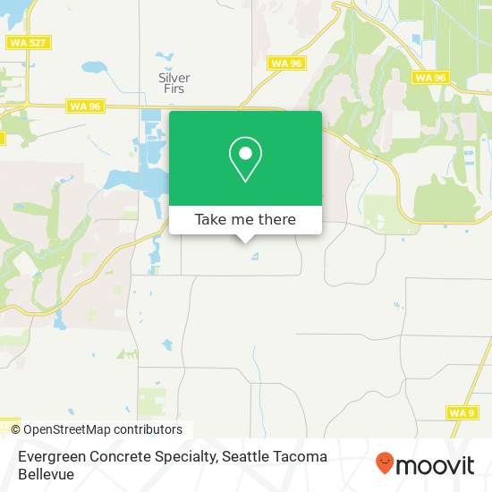 Mapa de Evergreen Concrete Specialty, 15126 50th Ave SE