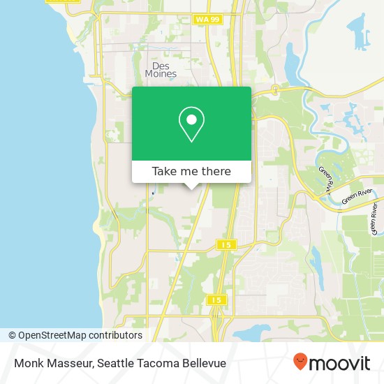 Mapa de Monk Masseur, 24th Pl S
