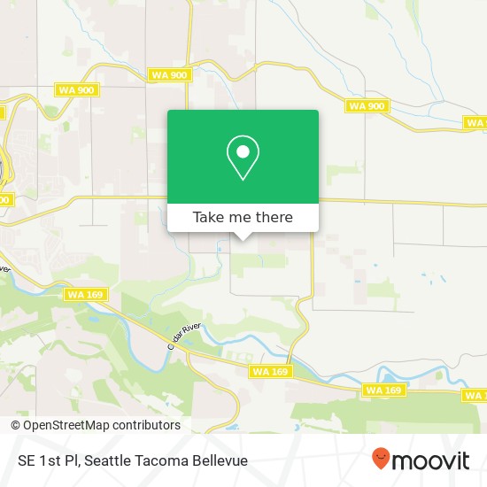 Mapa de SE 1st Pl, Renton, WA 98059