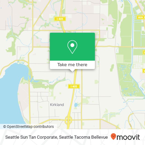 Seattle Sun Tan Corporate map