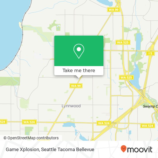 Game Xplosion, 17602 Highway 99 map