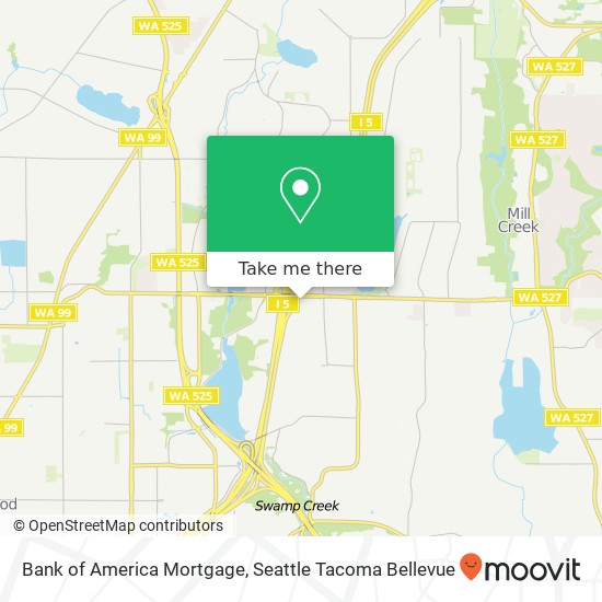 Bank of America Mortgage, 1424 164th St SW map