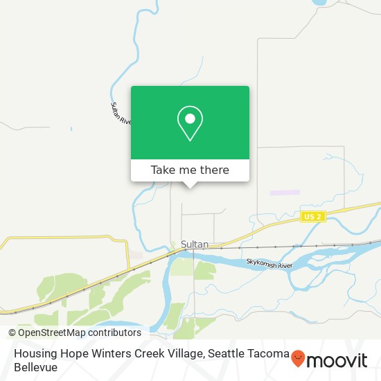 Mapa de Housing Hope Winters Creek Village, 940 4th St