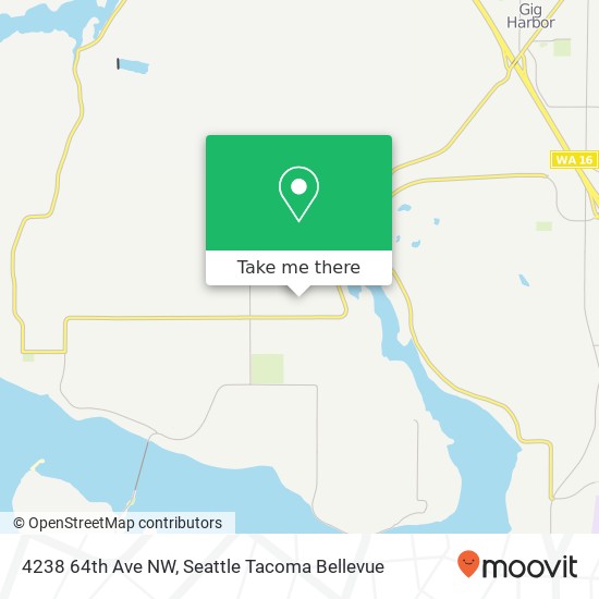 4238 64th Ave NW, Gig Harbor (SUNNY BAY), WA 98335 map