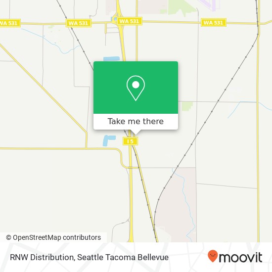 RNW Distribution, 14219 Smokey Point Blvd map