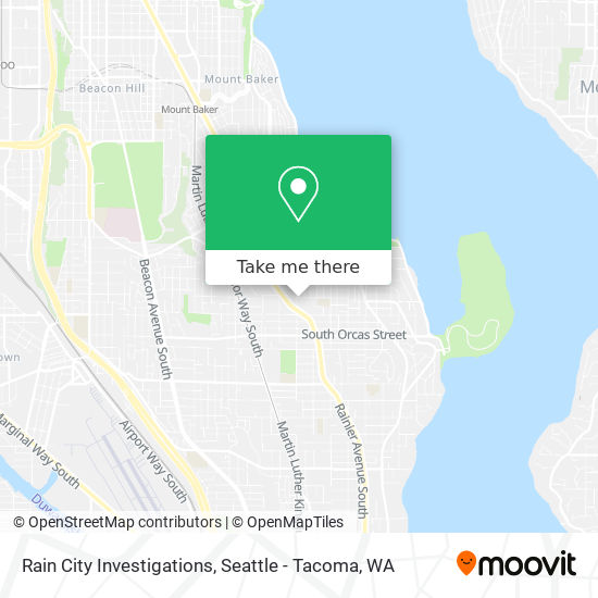 Rain City Investigations map