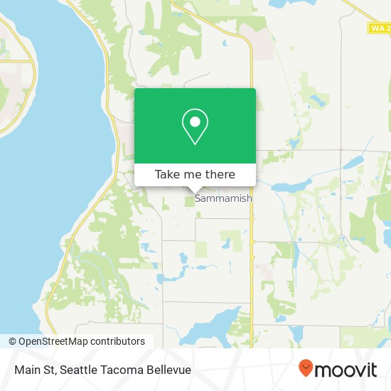 Mapa de Main St, Sammamish, WA 98074