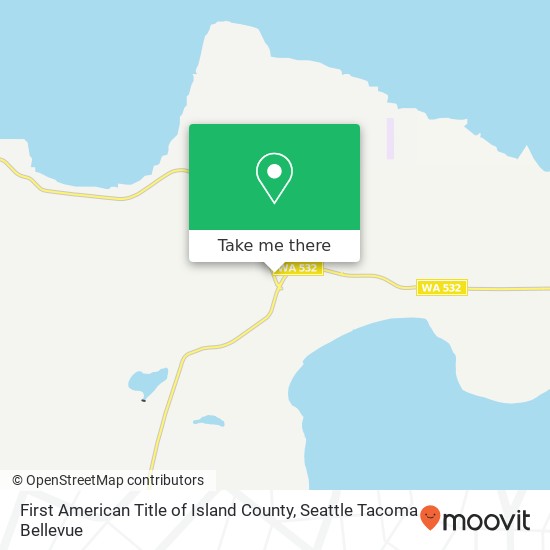 Mapa de First American Title of Island County, 848 N Sunrise Blvd