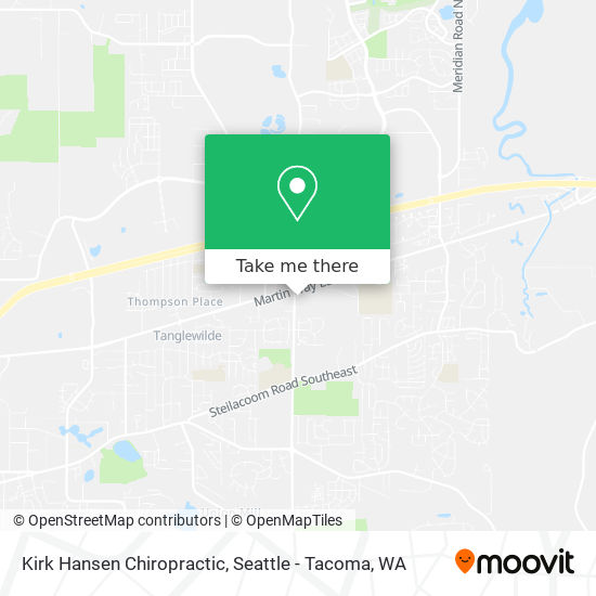 Kirk Hansen Chiropractic map