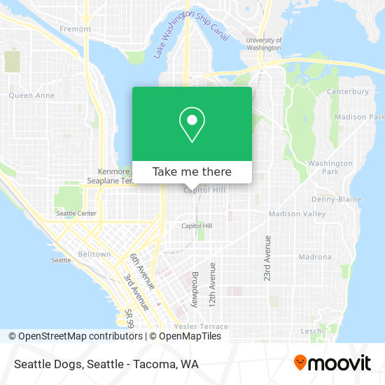 Seattle Dogs map