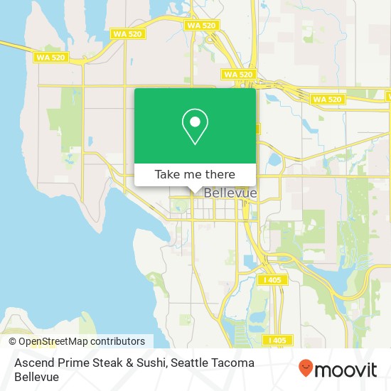 Ascend Prime Steak & Sushi, 10400 NE 4th St map