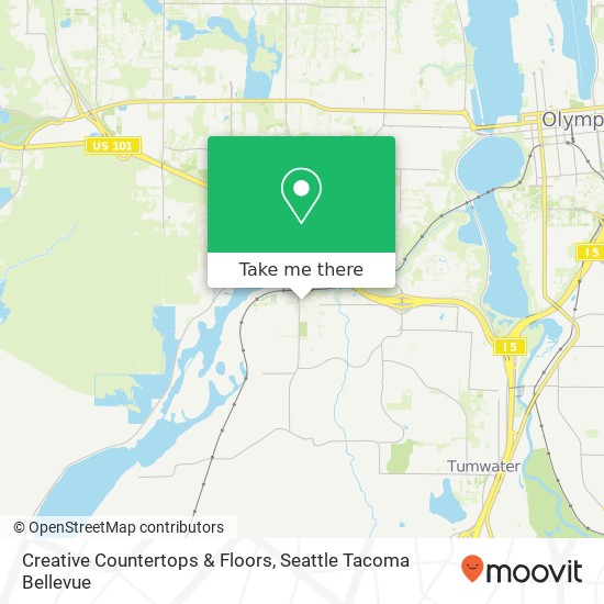 Mapa de Creative Countertops & Floors, 2770 Mottman Rd SW