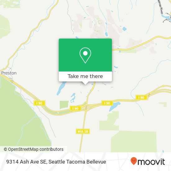 9314 Ash Ave SE, Snoqualmie, WA 98065 map