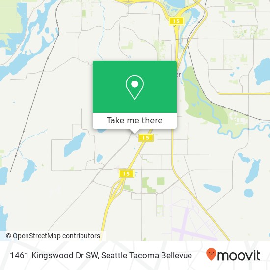 1461 Kingswood Dr SW, Tumwater, WA 98512 map