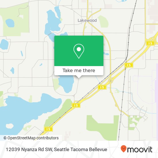 12039 Nyanza Rd SW, Lakewood, WA 98499 map