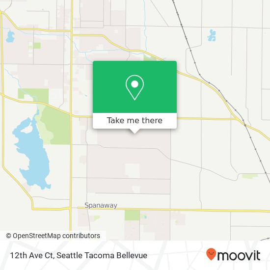 Mapa de 12th Ave Ct, Tacoma, WA 98445