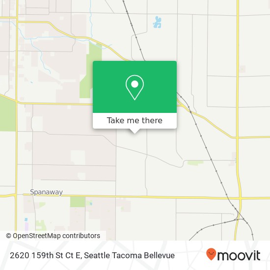 Mapa de 2620 159th St Ct E, Tacoma, WA 98445
